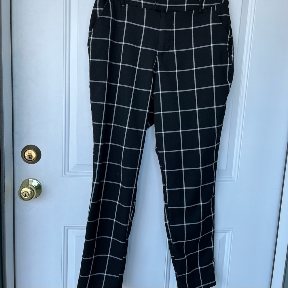 •Hot Topic• Women's Windowpane Check Pants - Size Large